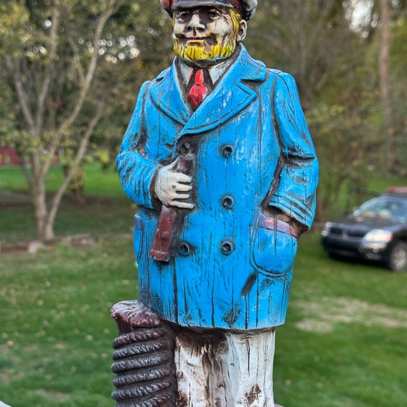 Vintage Syroco Faux Wood 1940’s Rare Sea Captain XL 13” - Picture 3 of 10